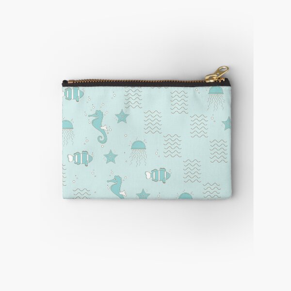 Item preview,   The bottom of the ocean and its inhabitants. Jellyfish, fish, sea horse. Summer Vacation Print designed and sold by pidzam4e.