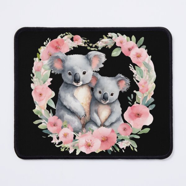 Item preview, Valentine Kawaii Koala Cuddles - Koala Lover Design designed and sold by FurrFunPrints.
