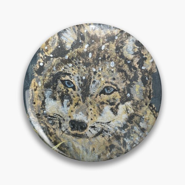Item preview, Lobo en la nieve designed and sold by Getsetpaint.