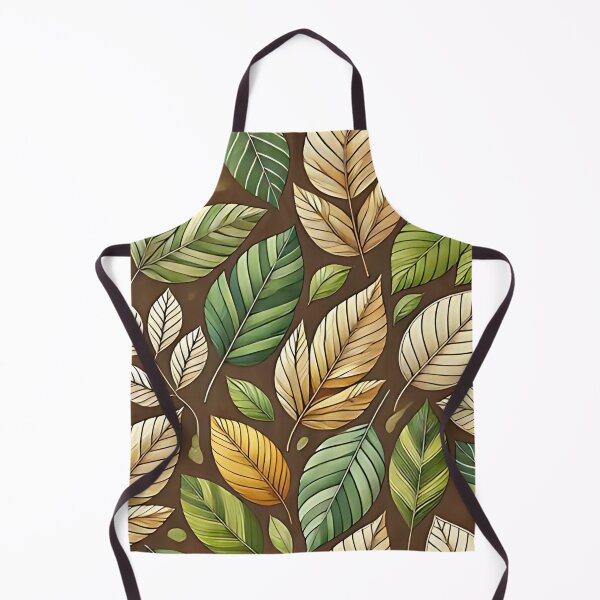 Item preview, Vibrant leaves pattern designed and sold by Haji Kamora.