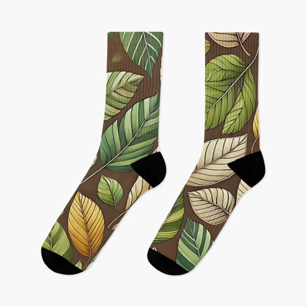 Item preview, Vibrant leaves pattern designed and sold by Haji  Kamora.