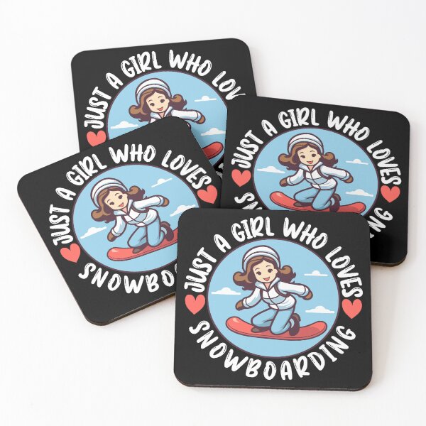 Item preview, Just A Girl Who Loves Snowboarding designed and sold by Mustapha  ALAHAYANE.