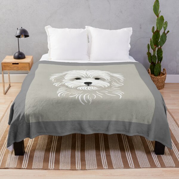 Artikelvorschau, Minimalistische Maltipoo-Kunst – Modernes Design für Hundeliebhaber entworfen und verkauft von GusiaTreasures.