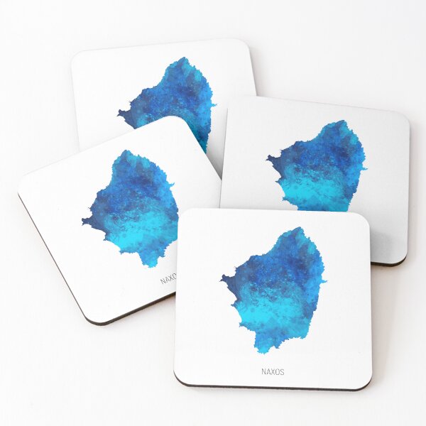 Item preview, Naxos Watercolor Map designed and sold by ArtPrints.