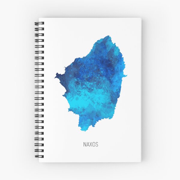Item preview, Naxos Watercolor Map designed and sold by ArtPrints.