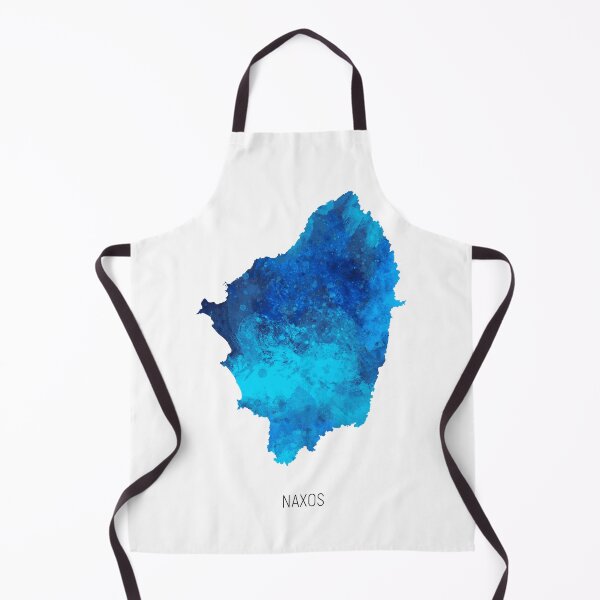 Item preview, Naxos Watercolor Map designed and sold by ArtPrints.