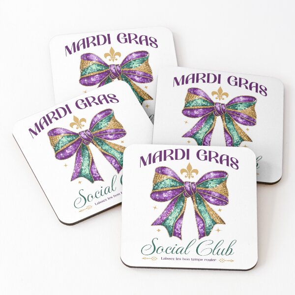 Item preview, Mardi Gras Social Club Coquette Bow designed and sold by darkskydelights.