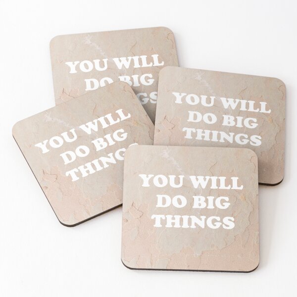 Item preview, BIg things await the future designed and sold by KAY Artists.