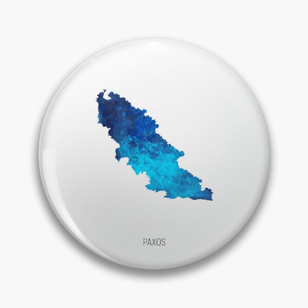 Item preview, Paxos Watercolor Map designed and sold by ArtPrints.