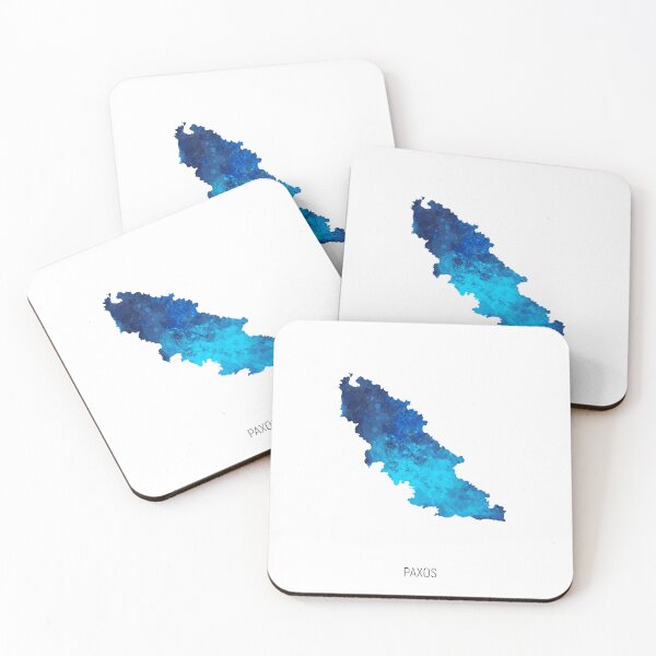 Item preview, Paxos Watercolor Map designed and sold by ArtPrints.