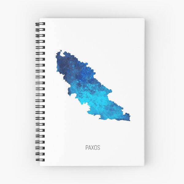 Item preview, Paxos Watercolor Map designed and sold by ArtPrints.