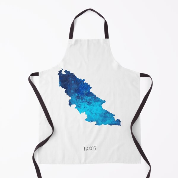 Item preview, Paxos Watercolor Map designed and sold by ArtPrints.