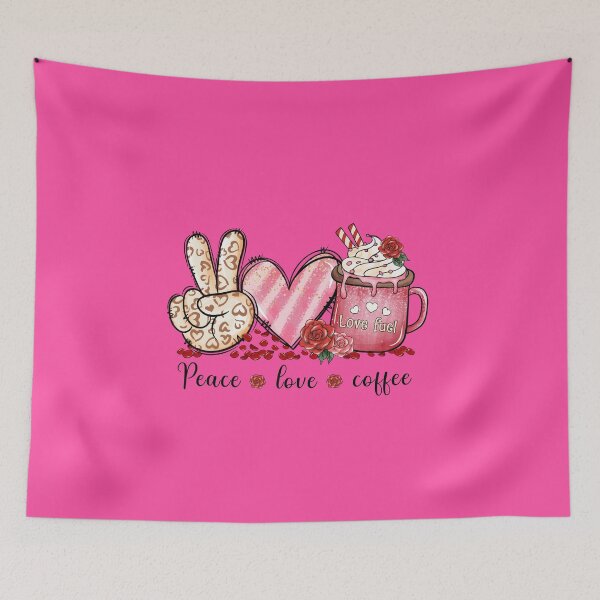 Item preview, Peace, Love, Coffee designed and sold by Cris888.