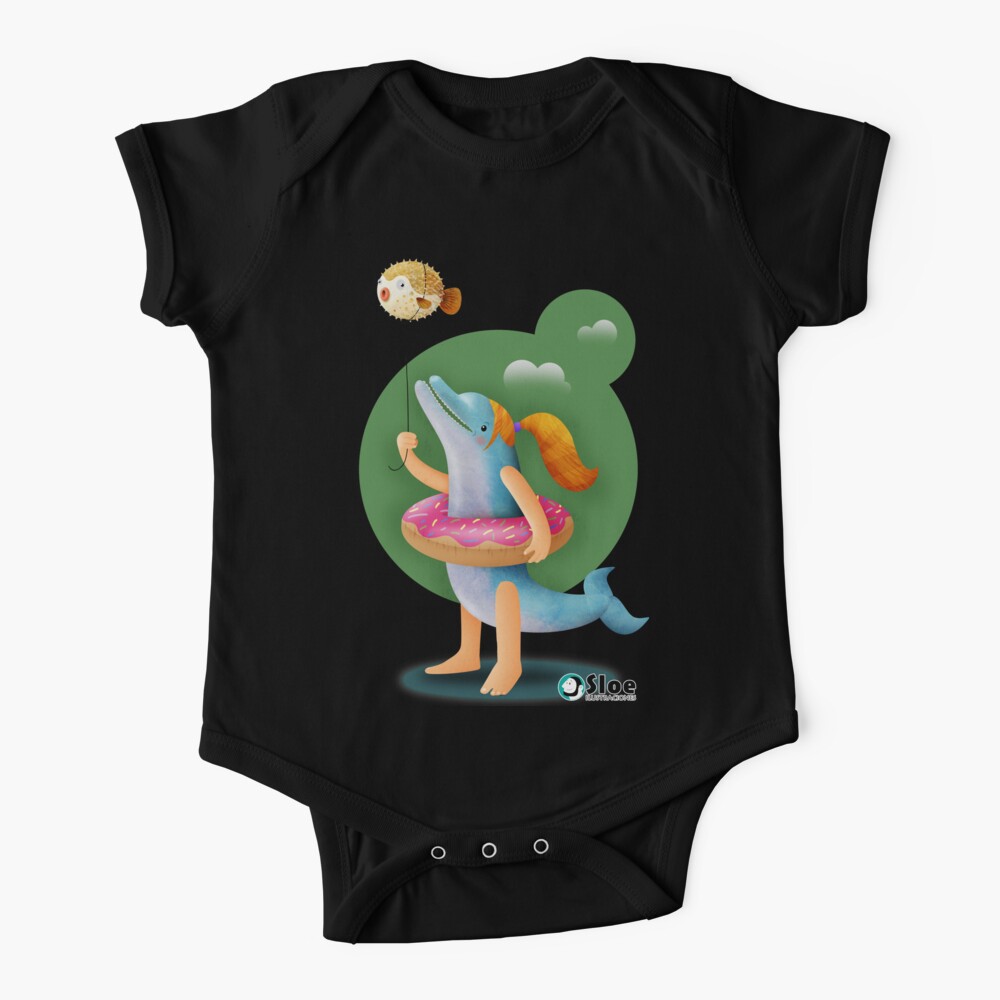 Kleiner Delphin Babystrampler