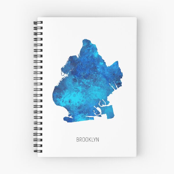 Item preview, Brooklyn New York Watercolor Map designed and sold by ArtPrints.