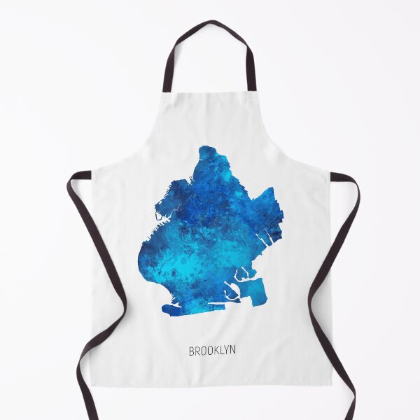 Item preview, Brooklyn New York Watercolor Map designed and sold by ArtPrints.