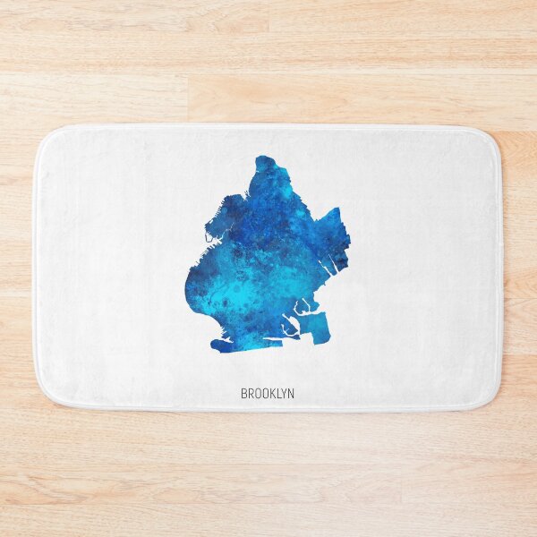 Item preview, Brooklyn New York Watercolor Map designed and sold by ArtPrints.