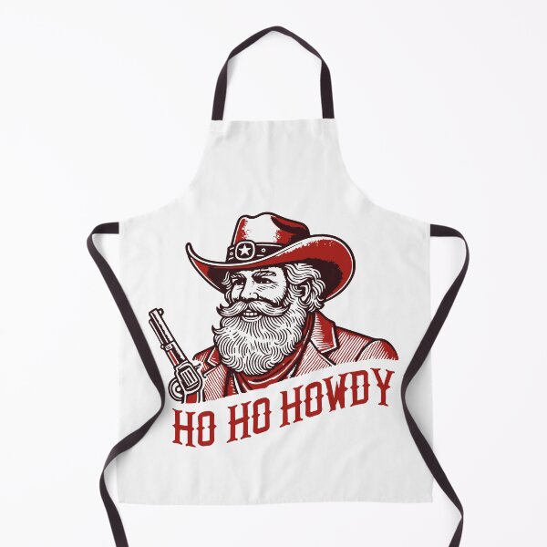 Item preview, Santa Claus Cowboy Ho Ho Howdy Vintage Style designed and sold by LuminOrb.