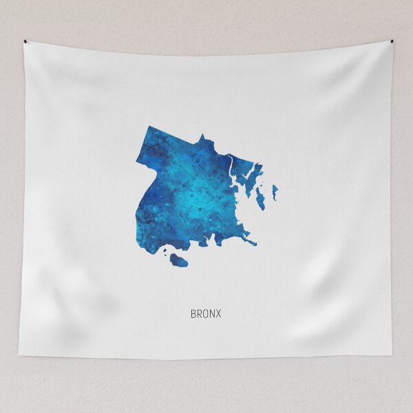 Item preview, Bronx Watercolor Map designed and sold by ArtPrints.