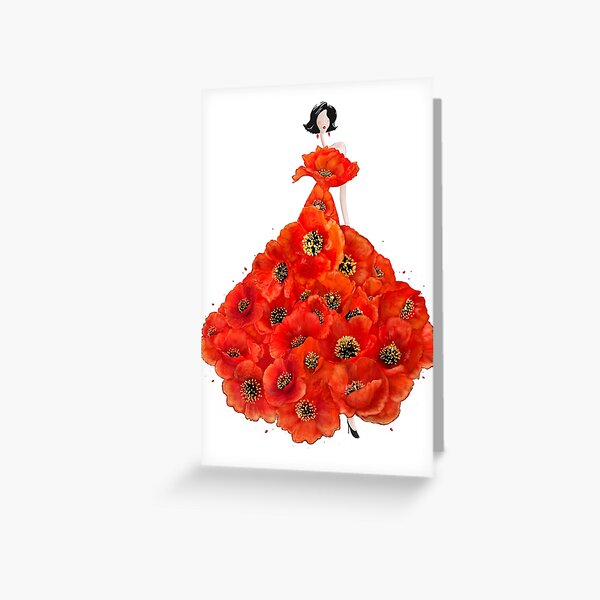 Item preview, Fashion poppies designed and sold by Valeriya Korenkova Kodamorkovkart.