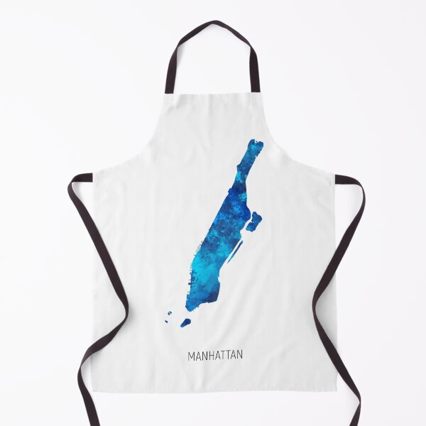 Item preview, Manhattan Watercolor Map designed and sold by ArtPrints.