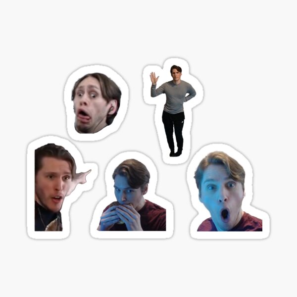 Item preview, Jerma sticker pack designed and sold by GingeSwagTia.
