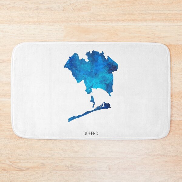 Item preview, Queens Watercolor Map designed and sold by ArtPrints.