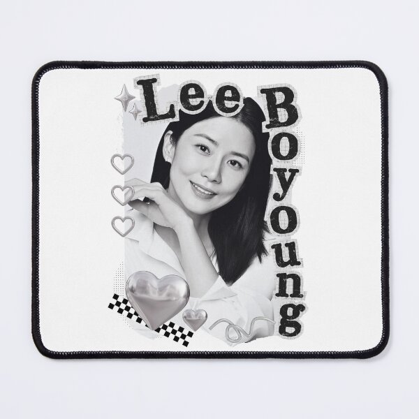 Item preview, Lee Bo-young Korean Actress Black and White Collage Design designed and sold by AJUNICE STUDIO.