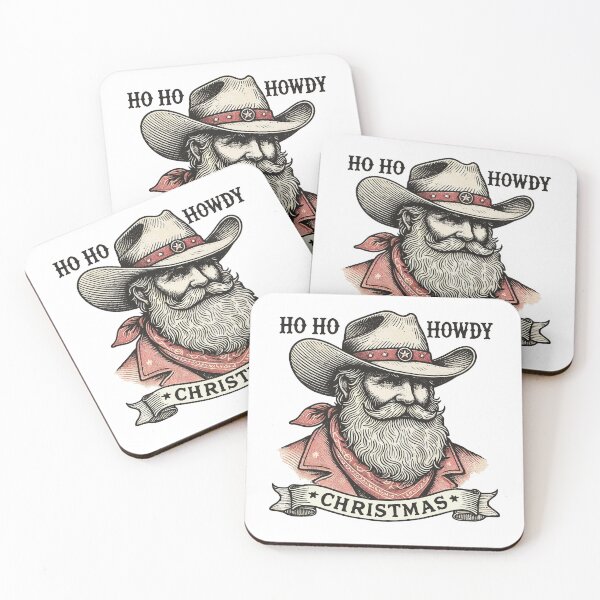Item preview, Ho Ho Howdy Christmas Time Santa Claus Cowboy designed and sold by LuminOrb.