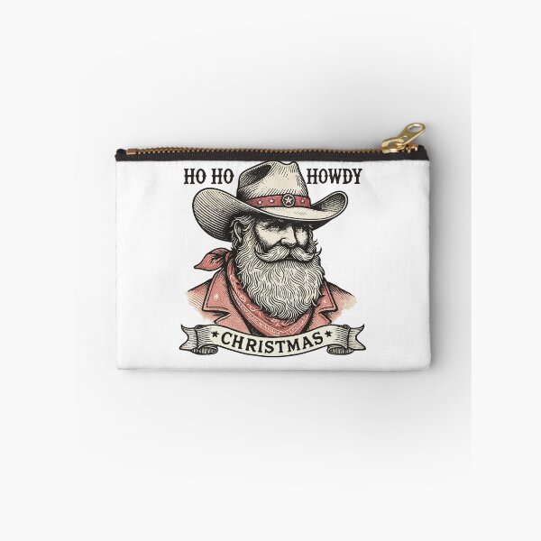 Item preview, Ho Ho Howdy Christmas Time Santa Claus Cowboy designed and sold by LuminOrb.
