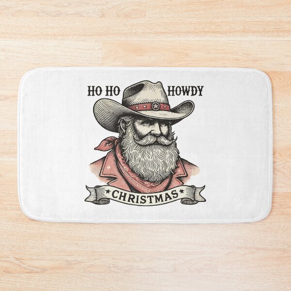Item preview, Ho Ho Howdy Christmas Time Santa Claus Cowboy designed and sold by LuminOrb.