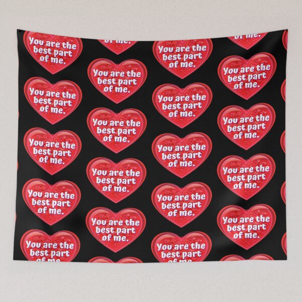 Item preview, HEART:  You are the best part of me. - funny valentines signs designed and sold by DesignsFromTW-S.