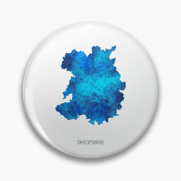 Item preview, Shropshire Watercolor Map designed and sold by ArtPrints.
