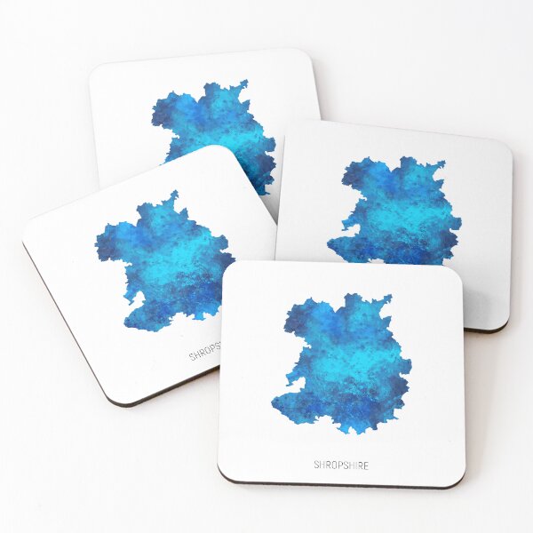 Item preview, Shropshire Watercolor Map designed and sold by ArtPrints.