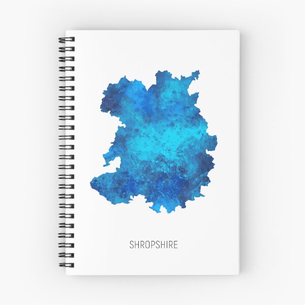Item preview, Shropshire Watercolor Map designed and sold by ArtPrints.