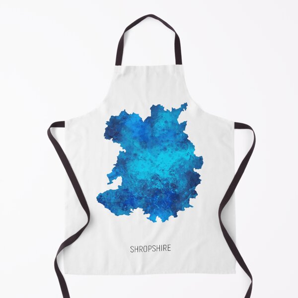 Item preview, Shropshire Watercolor Map designed and sold by ArtPrints.