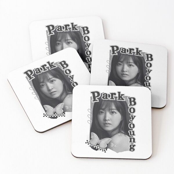 Item preview, Park Bo-young Korean Actress Black and White Collage Design designed and sold by AJUNICE STUDIO.