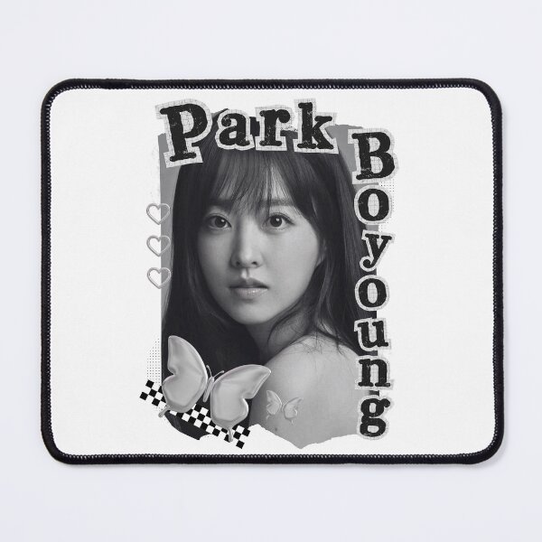 Item preview, Park Bo-young Korean Actress Black and White Collage Design designed and sold by AJUNICE STUDIO.
