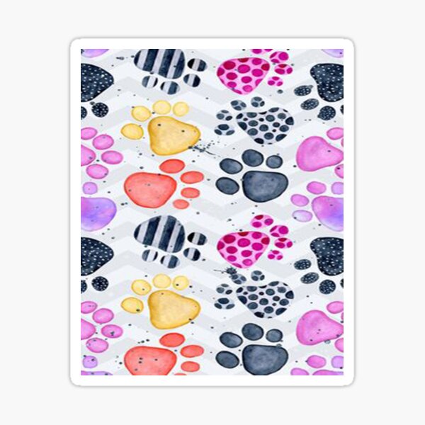Item preview, Paw Prints pattern materials designed and sold by leen12.