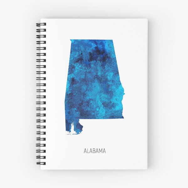 Item preview, Alabama Watercolor Map designed and sold by ArtPrints.