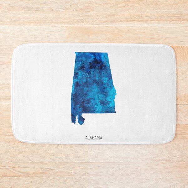 Item preview, Alabama Watercolor Map designed and sold by ArtPrints.