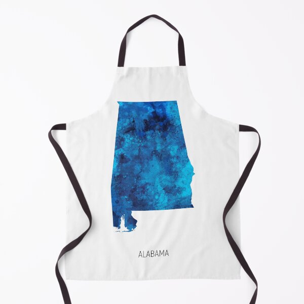 Item preview, Alabama Watercolor Map designed and sold by ArtPrints.
