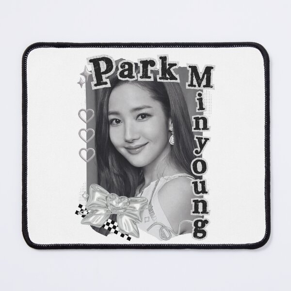 Item preview, Park Min-young Korean Actress Black and White Collage Design designed and sold by AJUNICE STUDIO.