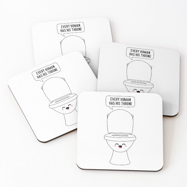 Item preview, Funny Kawaii Toilet with cool Life Quote designed and sold by mysteriousquote.