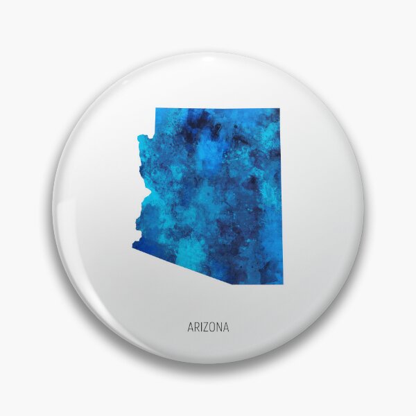 Item preview, Arizona Watercolor Map designed and sold by ArtPrints.