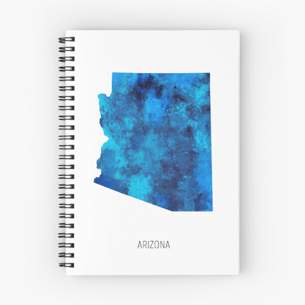 Item preview, Arizona Watercolor Map designed and sold by ArtPrints.