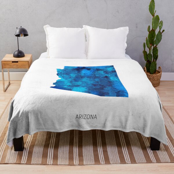 Artikelvorschau, Arizona Aquarell Karte entworfen und verkauft von ArtPrints.