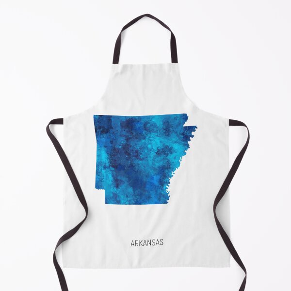 Item preview, Arkansas Watercolor Map designed and sold by ArtPrints.