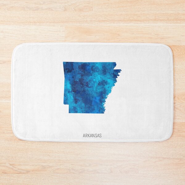 Item preview, Arkansas Watercolor Map designed and sold by ArtPrints.