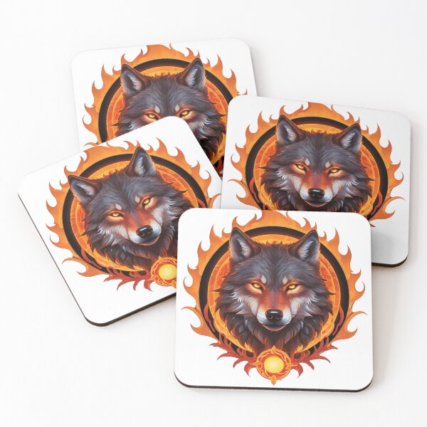 Item preview, Fire Wolf Symbol designed and sold by RebelPaintBrush.